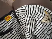 Vorschaubild 4 von Baby Body Gr. 74 gestreift Mehrfarbig Teddy-Applikation Rüschen