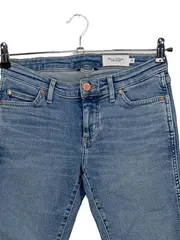 Vorschaubild 3 von Damen Jeans Slim Fit Blau W27 L34 Baumwolle Elasthan