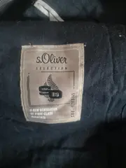 Vorschaubild 2 von Herren Sakko Grau Gestreift Gr. 52 XL Casual Baumwolle