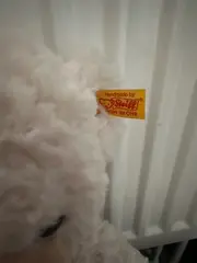 Vorschaubild 3 von Teddybär Lilly Kuscheltier Klassisch Weiß 25 cm Knopf im Ohr