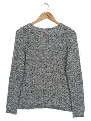 Vorschaubild 2 von Damen Pullover Gr. 38/M Grau Strick Casual