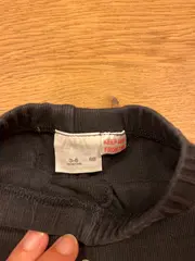 Vorschaubild 5 von Baby Leggings Hose Gr. 68 Grau Rippstrick Baumwolle