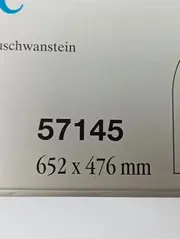 Vorschaubild 2 von Schmidt Puzzle 1000 Teile Schloss Neuschwanstein Winter 652x476mm