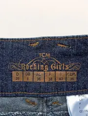 Vorschaubild 3 von TCM Jeansrock Damen Gr. 36/S Blau Casual Streetwear Stickerei
