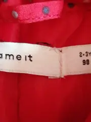 Vorschaubild 3 von Steppjacke Mädchen Gr. 98 Rot Punkte Kapuze Freizeit Casual