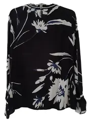 Vorschaubild 2 von Damen Bluse Langarm Blumenmuster Gr. 38/M Modern