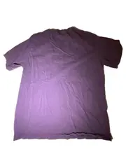 Vorschaubild 4 von Herren T-Shirt Logo Print Lila Orange Gr. M Relaxed Fit