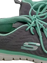 Vorschaubild 5 von Graceful Damen Sportschuhe Laufschuhe Grau Gr. 40 Textil Schnürung