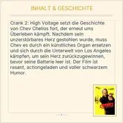 Vorschaubild 3 von Crank 2 High Voltage DVD Jason Statham Action Cyber Thriller DE EN