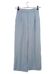 Vorschaubild 1 von Damen Anzughose Weites Bein Hellblau Gr. S/36 Elegant