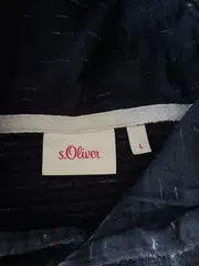 Vorschaubild 2 von Herren Kapuzenpullover Hoodie Gr. L Blau Meliert Baumwolle