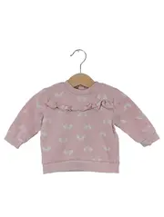 Vorschaubild 1 von PL BABY by Petit Lem Mädchen Pullover Gr. 68 Rosa Regenbogen Rüschen