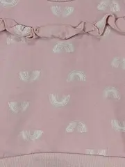 Vorschaubild 3 von PL BABY by Petit Lem Mädchen Pullover Gr. 68 Rosa Regenbogen Rüschen