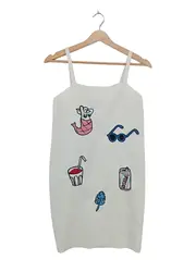 Vorschaubild 1 von Trafaluc Damen Trägerkleid Gr. S Weiß Sommer Stickerei