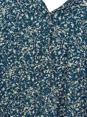 Vorschaubild 2 von Damen Bluse Blumenmuster Mehrfarbig Gr. 42;XL