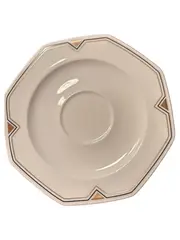 Vorschaubild 1 von Valentino Unterteller Porzellan Geometrisch Weiß 19 cm