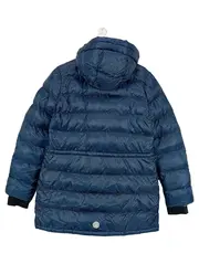 Vorschaubild 2 von Damen Steppjacke Blau Gr. 36/S Winterjacke mit Kapuze Casual