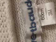Vorschaubild 4 von Baby Mädchen Strickjacke Gr. 60 Beige Basic Langarm