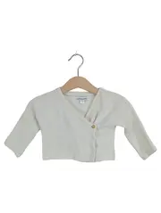 Vorschaubild 1 von Baby Mädchen Strickjacke Gr. 60 Beige Basic Langarm