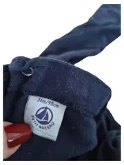 Vorschaubild 3 von Mädchen Kleid Gr. 95/98 Blau Maritim Gestreift Langarm