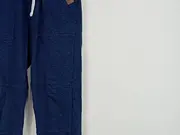 Vorschaubild 3 von Kinder Jogginghose Gr. 134 Blau Meliert Baumwolle Freizeit Sportlich