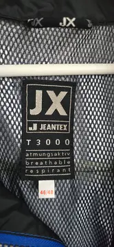 Vorschaubild 2 von JX T3000 Herren Outdoorjacke Gr. 46/48 Blau Schwarz atmungsaktiv
