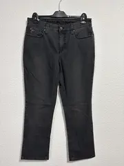 Vorschaubild 5 von Melanie Mom Jeans Damen Grau L32 Nieten Strass Gr. 42 XL