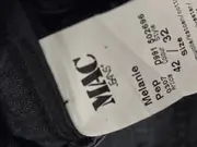 Vorschaubild 6 von Melanie Mom Jeans Damen Grau L32 Nieten Strass Gr. 42 XL