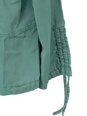 Vorschaubild 3 von Damen Leichte Jacke Gr. 42 Türkis Lyocell Baumwolle