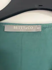 Vorschaubild 5 von Damen Leichte Jacke Gr. 42 Türkis Lyocell Baumwolle