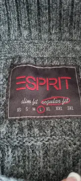 Vorschaubild 4 von Herren Pullover Strickpullover Grau M Wolle Casual Strukturmuster