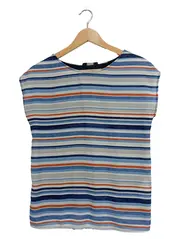 Vorschaubild 1 von Damen Bluse gestreift Mehrfarbig Gr. XS