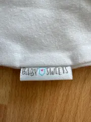 Vorschaubild 2 von Baby Body Strampler Gr. 56 Weiß Bär Sterne Baumwolle