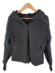 Vorschaubild 1 von Herren Trainingsjacke Kapuze Grau L Polyester Sport Jacke