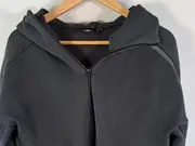 Vorschaubild 2 von Herren Trainingsjacke Kapuze Grau L Polyester Sport Jacke