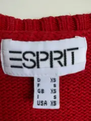 Vorschaubild 5 von Kinder Pullunder Gr. 128 Rot Preppy Strickweste mit E Applikation