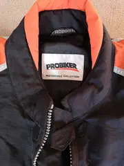 Vorschaubild 2 von Motorradjacke Herren Gr. 38/M Grau Orange Textil Bikerjacke