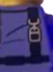 Vorschaubild 4 von Minifigur Abenteurer Pilot blau mit Weste Kinder Spielfigur