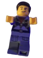 Vorschaubild 1 von Minifigur Abenteurer Pilot blau mit Weste Kinder Spielfigur