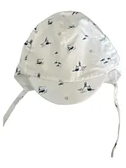 Vorschaubild 2 von Baby Mütze Maritim Weiß Baumwolle Kinder Sonnenhut