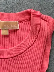 Vorschaubild 4 von Damen Rippstrick Top Pink Gr. 36/S Casual Ärmellos
