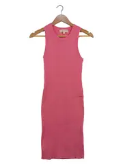 Vorschaubild 1 von Damen Rippstrick Top Pink Gr. 36/S Casual Ärmellos