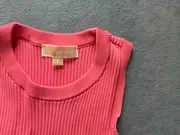 Vorschaubild 3 von Damen Rippstrick Top Pink Gr. 36/S Casual Ärmellos