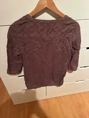 Vorschaubild 2 von Damen Bluse Gr. M Braun Kariert 3/4-Arm Casual