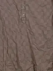 Vorschaubild 4 von Damen Bluse Gr. M Braun Kariert 3/4-Arm Casual