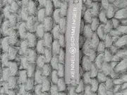 Vorschaubild 2 von Damen Schal Wolle Grau Casual Strickmuster 204x19 cm