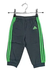 Vorschaubild 1 von Jogginghose Baby Gr. 80 Grau Grün 3-Streifen Trainingshose