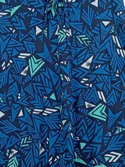 Vorschaubild 3 von Damen Sommerkleid trägerlos Gr. 36/S Blau Outdoor Grafisch