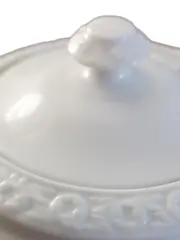 Vorschaubild 2 von Classic Rose Zuckerdose Porzellan Weiß mit Deckel Germany