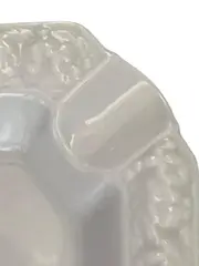 Vorschaubild 3 von Aschenbecher Porzellan Weiß Eckig Klassisch 10cm
